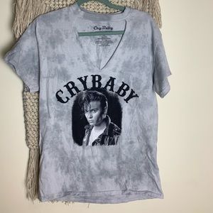 Cry Baby Johnny Dell Cutout T-shirt Size Medium